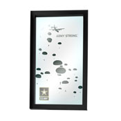 U.S Army Silhouette III Framed Mirror, ARMY1513