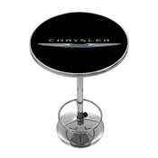 Chrysler Chrome Pub Table, CHR2000-LOGO