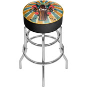 Coca Cola Brazil Color Splash Coke Bottle Pub Stool, COKE-1000-BZ3