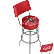 Coca-Cola Stool with Back - 100th Anniversary of the Coca-Cola Bottle, COKE-1100-V100