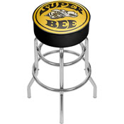 Dodge Padded Swivel Bar Stool - Super Bee, DGE1000-BEE