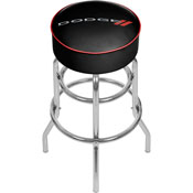 Dodge Padded Swivel Bar Stool, DGE1000-LOGO