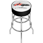 Dodge Padded Swivel Bar Stool - Challenger Stripes 2, DGE1000-STRIPE2