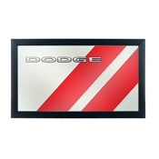 Dodge Logo Mirror - Big Stripe, DGE1500-BIG