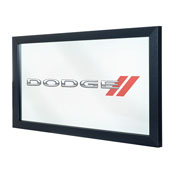 Dodge Framed Logo Mirror, DGE1500-LOGO