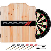 Dodge Dart Cabinet Set with Darts and Board, DGE7010-LOGO