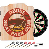 Dodge Dart Cabinet Set with Darts and Board - Scat Pack, DGE7010-SCAT