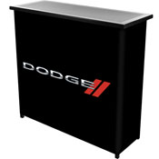 Dodge 2 Shelf Portable Bar with Case, DGE8000-LOGO