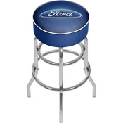 Ford Padded Swivel Bar Stool - Ford Oval, FD1000