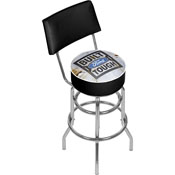 Ford Swivel Bar Stool with Back - Built Ford Tough, FD1100-BFT