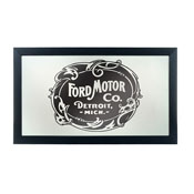 Ford Framed Logo Mirror - Vintage 1903 Ford Motor Co., FD1500-FM03