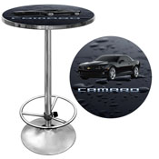 Black Camaro Pub Table, GM2000-CAM-BLK