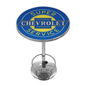 Chevrolet Chrome Pub Table - Super Service, GM2000-SS