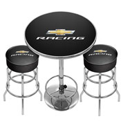 Chevrolet Racing Game Room Combo - 2 Bar Stools and Table, GM9800CR