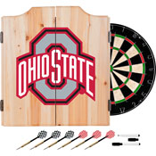 Ohio State University Dart Cabinet Includes Darts and Board, LRG7000-OSU