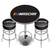 NASCAR Gameroom Combo - 2 Bar Stools and Table, NASCAR9800