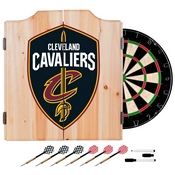 Cleveland Cavaliers NBA Wood Dart Cabinet Set, NBA7000-CC