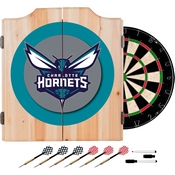 Charlotte Hornets NBA Wood Dart Cabinet Set, NBA7000-CH
