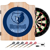 Memphis Grizzlies NBA Wood Dart Cabinet Set, NBA7000-MG