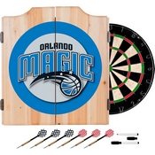 Orlando Magic NBA Wood Dart Cabinet Set, NBA7000-OM