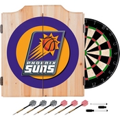 Phoenix Suns NBA Wood Dart Cabinet Set, NBA7000-PS
