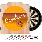 Cleveland Cavaliers Hardwood Classics NBA Wood Dart Cabinet, NBA7000HC-CC