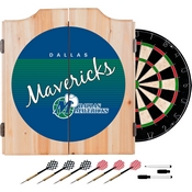 Dallas Mavericks Hardwood Classics NBA Wood Dart Cabinet, NBA7000HC-DM