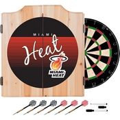 Miami Heat Hardwood Classics NBA Wood Dart Cabinet, NBA7000HC-MH