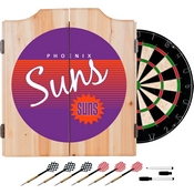 Phoenix Suns Hardwood Classics NBA Wood Dart Cabinet, NBA7000HC-PS
