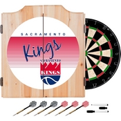 Sacramento Kings Hardwood Classics NBA Wood Dart Cabinet, NBA7000HC-SK