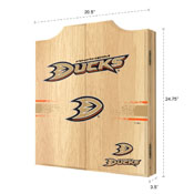 NHL Dart Cabinet Set with Darts and Board - Anaheim Ducks, NHL7010-AD