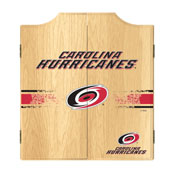 NHL Dart Cabinet Set with Darts and Board - Carolina Hurricanes, NHL7010-CH