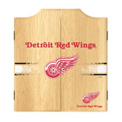 NHL Dart Cabinet Set with Darts and Board - Detroit Red Wings, NHL7010-DR