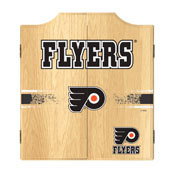 NHL Dart Cabinet Set with Darts and Board - Philadelphia Flyers, NHL7010-PF