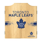NHL Dart Cabinet Set with Darts and Board - Toronto Maple leafs, NHL7010-TML