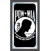 POW Wood Framed Mirror BIG 15 x 26 inches, POW1500
