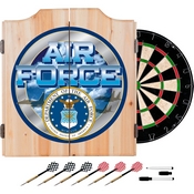 US Air Force Dart Cabinet includes Darts and Board, USAF7000