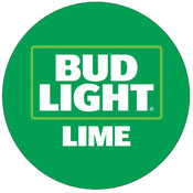 Bud Light Lime Padded Bar Stool With Back, AB1100-BLLIME