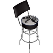 U.S Army The Horn Calls Padded Bar Stool with Back, ARMY1100-HORN