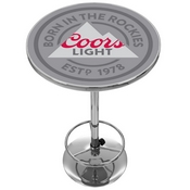 Coors Light Chrome Pub Table, CL2000-RL