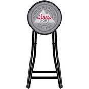Coors Light 24 Inch Cushioned Folding Stool, CL2400-RL