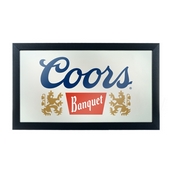 Coors Banquet Wood Framed Mirror Big 15 X 26 Inch, CO1500