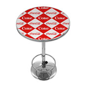Checker Coca Cola Pub Table, coke-2000-v10