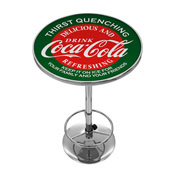 Red & Green Coca Cola Pub Table, coke-2000-v15
