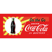 On the Go Coke Stretched Canvas 12x30 Inch, cokeD0078-C1230GG