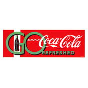 Go Drink Coke Stretched Canvas 12x32 Inch, cokeD0100-C1232GG