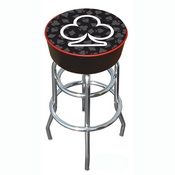 Four Aces Club Logo Padded Bar Stool, FA1000C
