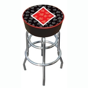 Four Aces Diamond Logo Padded Bar Stool, FA1000D