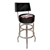 Four Aces Padded Bar Stool with Back, FA1100