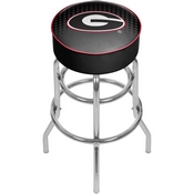 University of Georgia Padded Swivel Bar Stool - Reflection, GA1000-REF